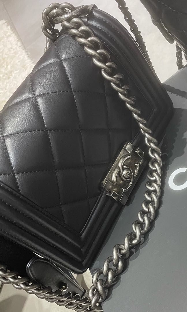 Chanel Boy, Luxury, Bags & Wallets, Handbags on Carousell