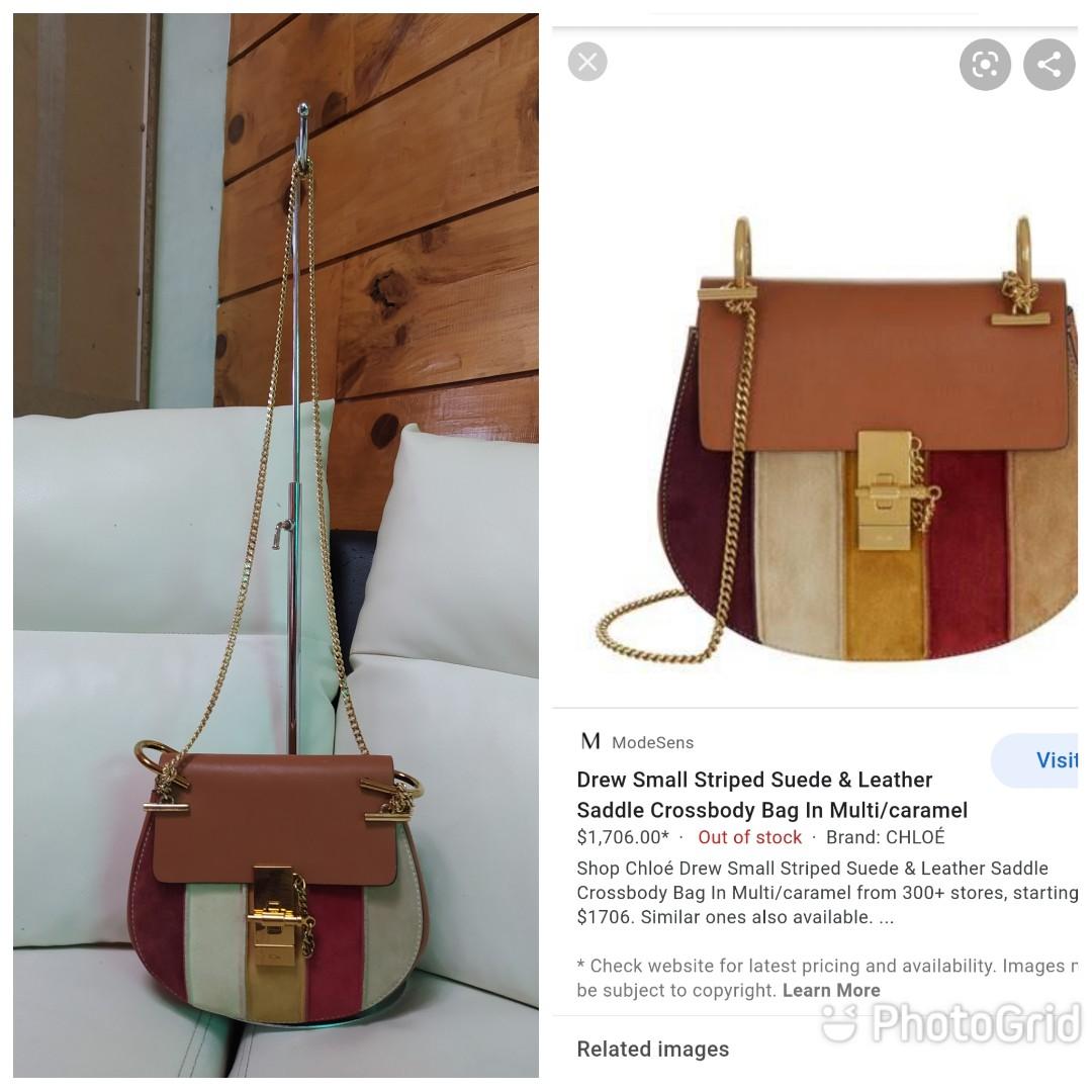 Chloe drew bag suede deals