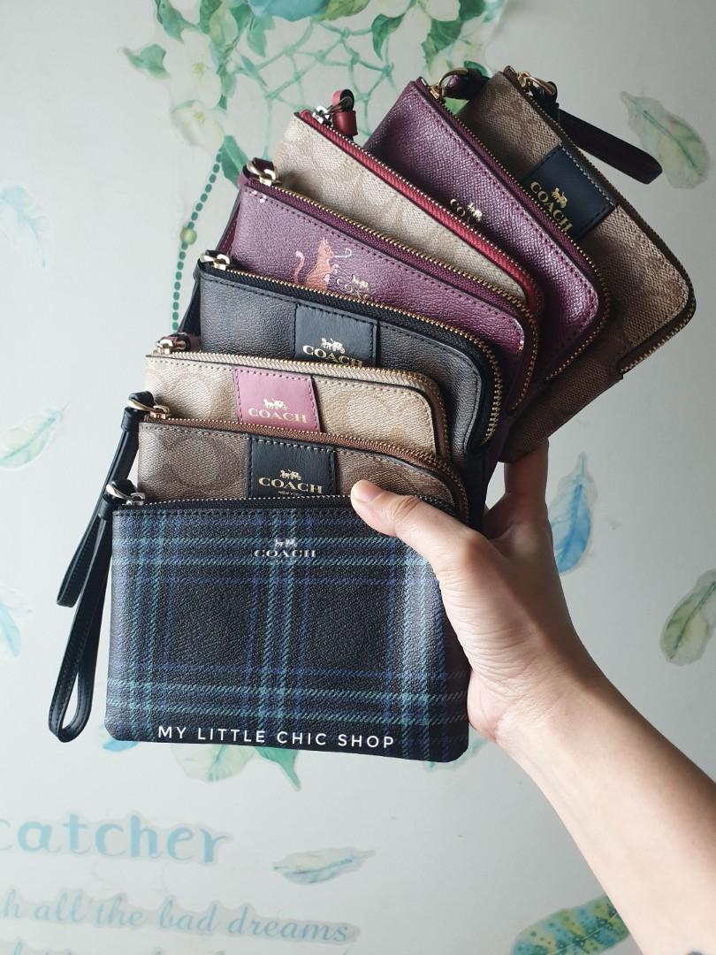 Coach wristlet wallet sale
