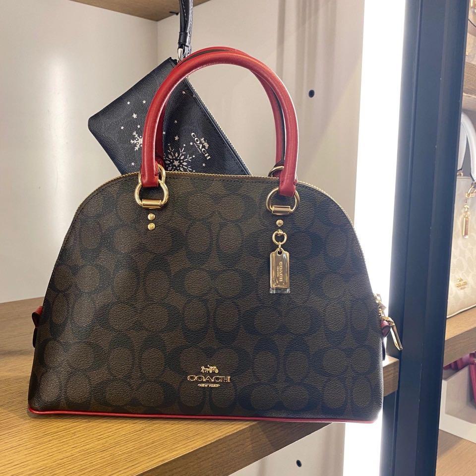 Katy satchel sale in signature canvas
