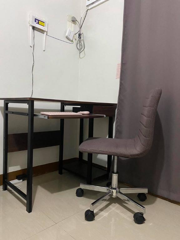 Computer Table + Chair, Furniture & Home Living, Furniture, Tables & Sets on Carousell