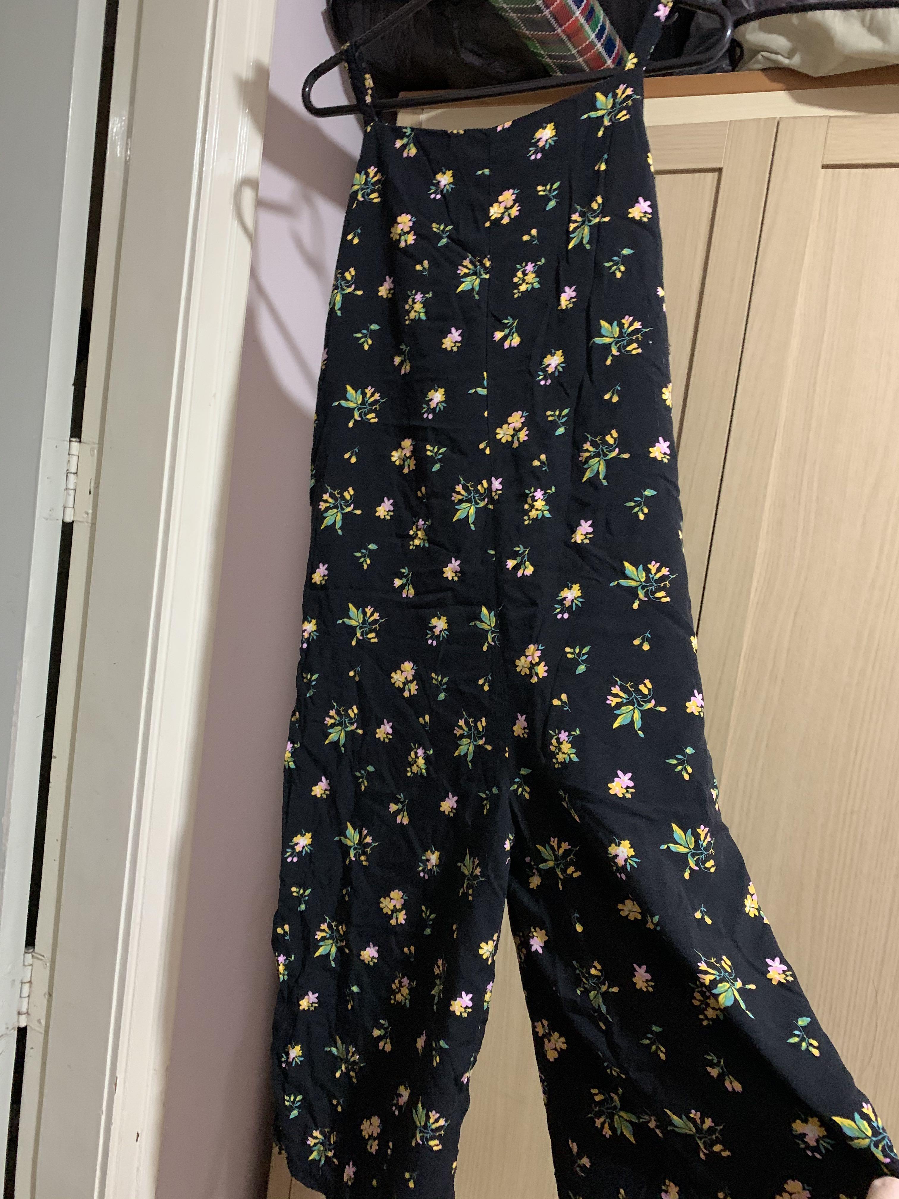 cotton on floral jumpsuit