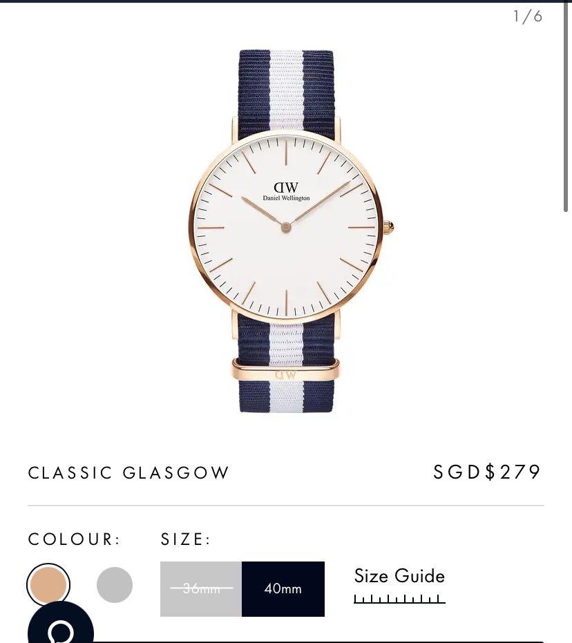 Daniel wellington hotsell classy glasgow