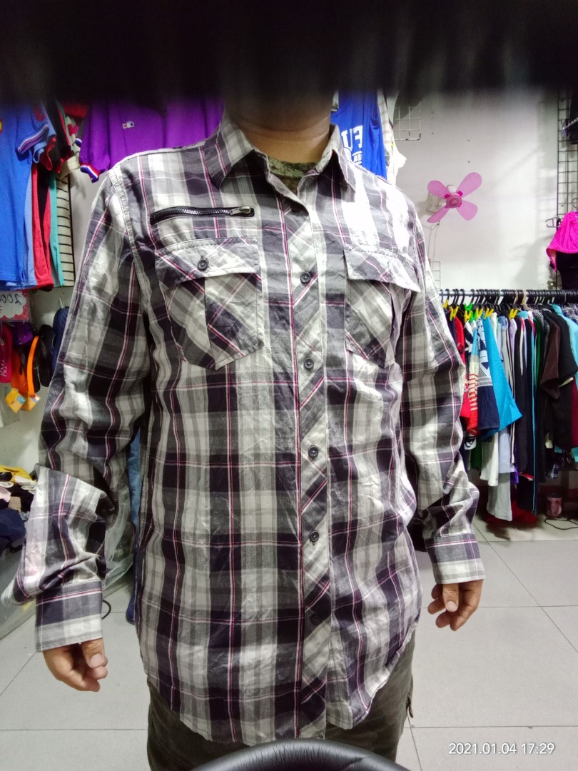 Eighty eight platinum checkered polo 