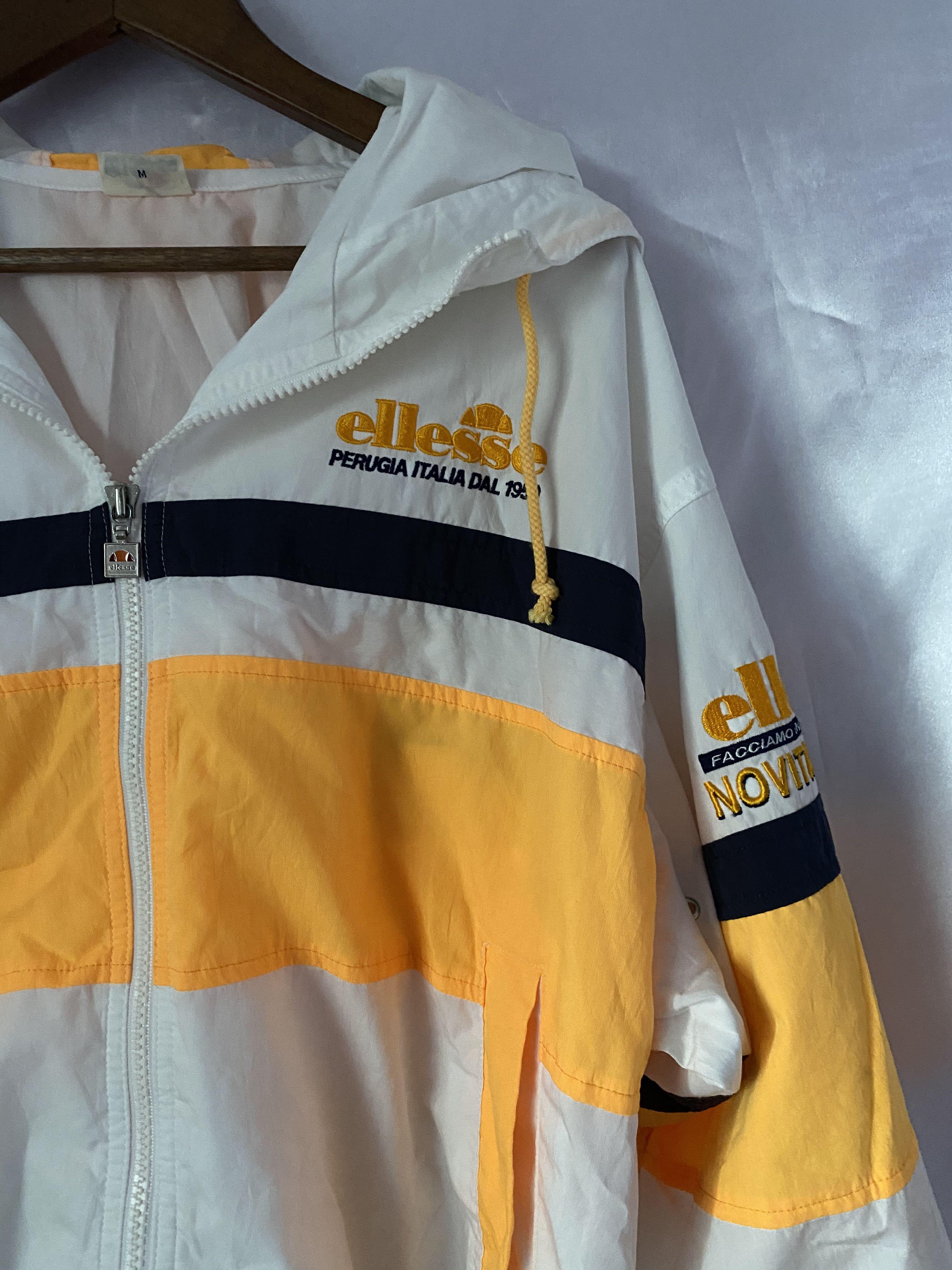 ellesse blue and white jacket