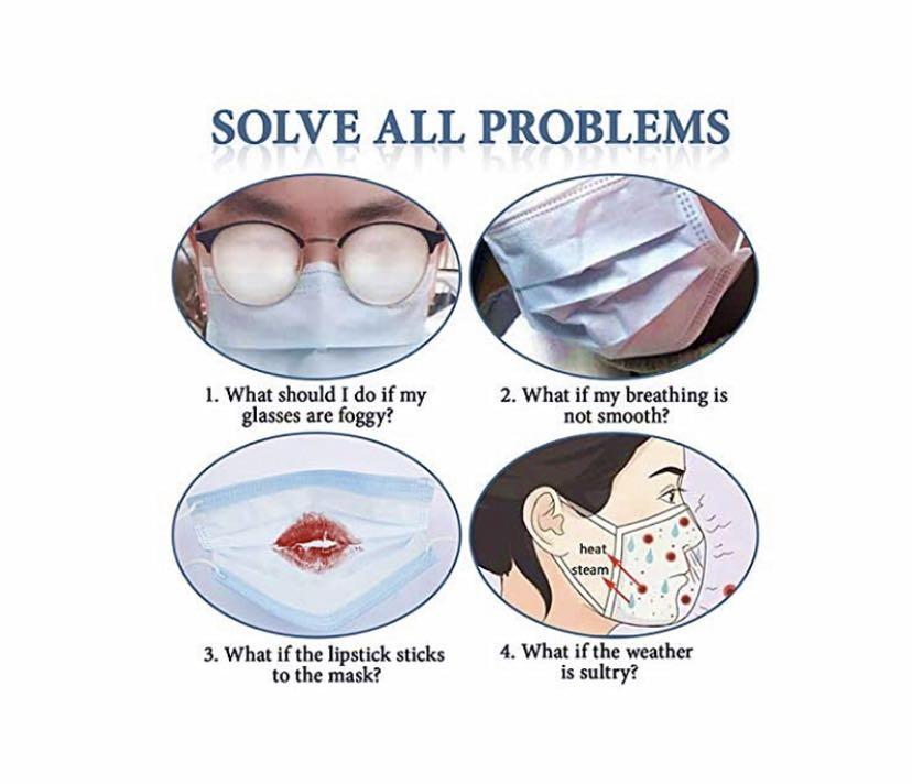 Medical Mask Inner Frame Face Mask Inner Support Frame Silicon Bracket, Health & Nutrition, Face ...