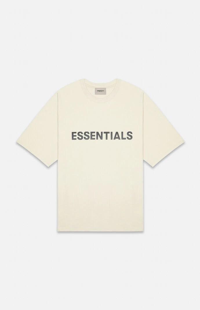 fear of god essentials cream tee