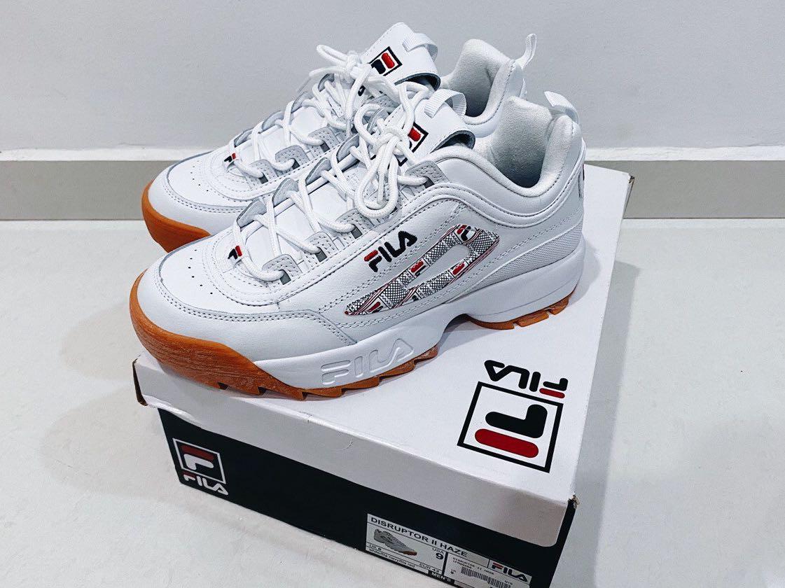Fila disruptor white gum sole outlet