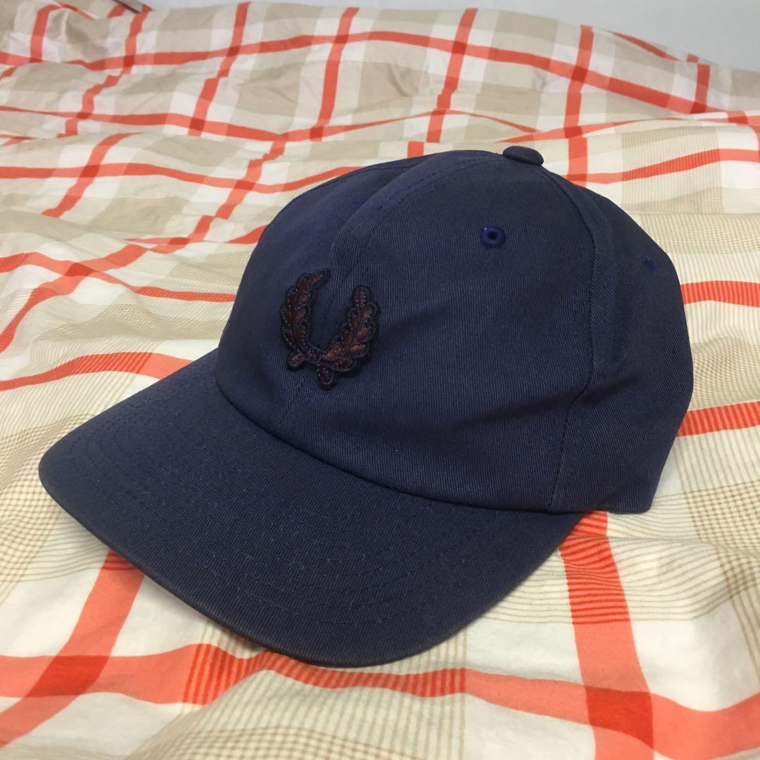 fred perry x stussy cap