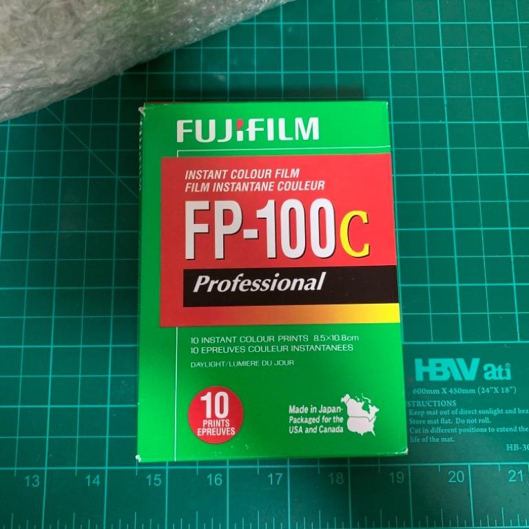 FujiFilm FP-100C ISO 3.5x4.2 in Professional Instant Colour Film 