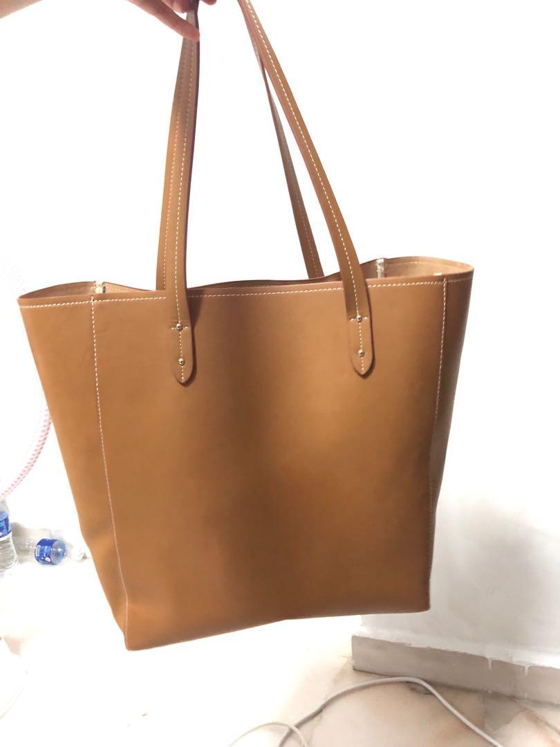 GAP cognac large tote bag