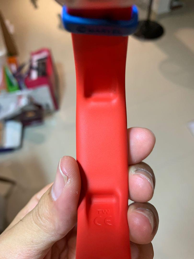 Garmin spiderman store watch red
