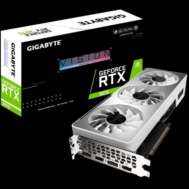 港行]Gigabyte RTX 3070 Vision OC, 電腦＆科技, 手提電腦- Carousell