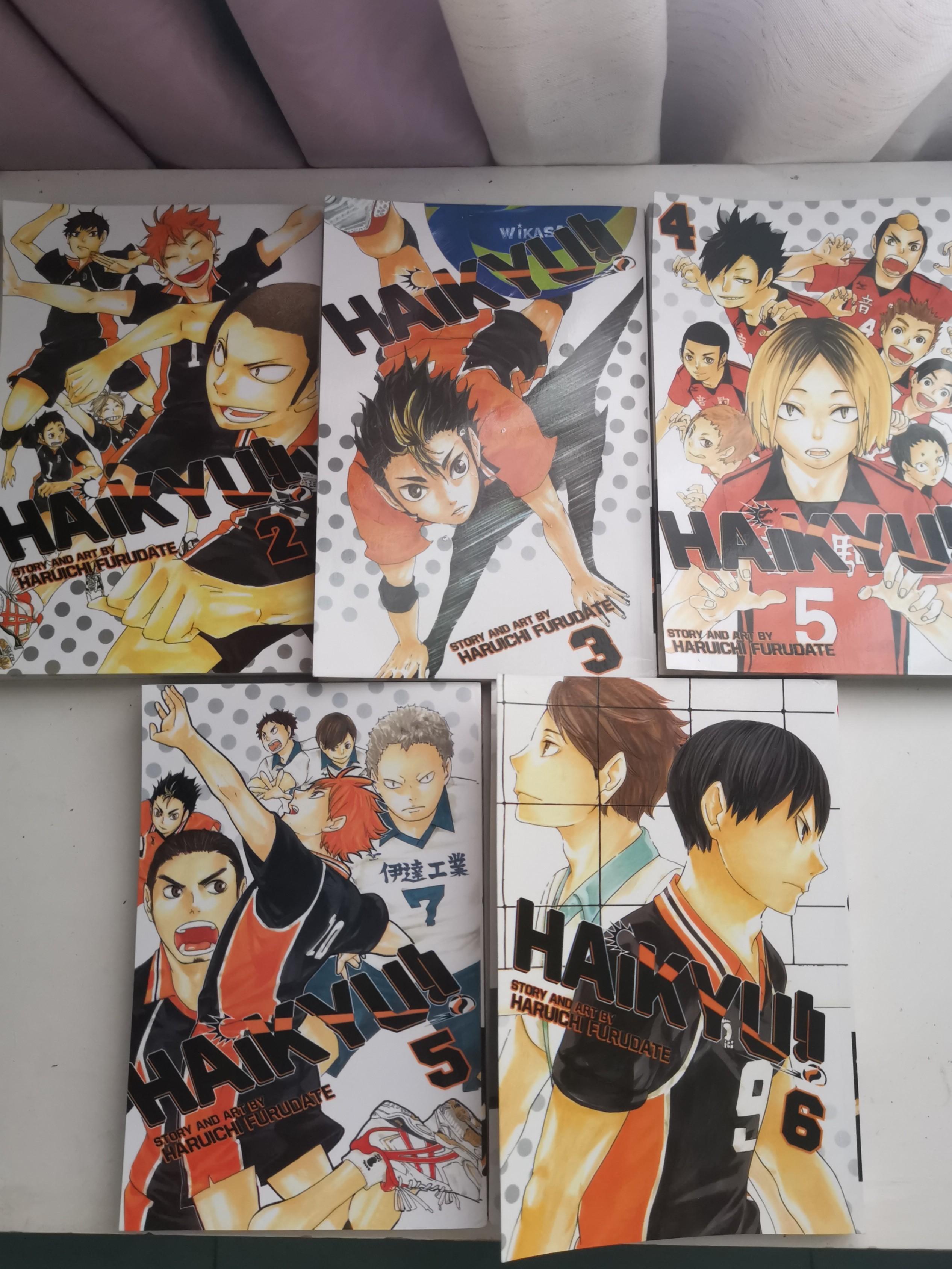 Haikyu Manga Volumes 2 3 4 5 6 Hobbies Toys Books Magazines Comics Manga On Carousell