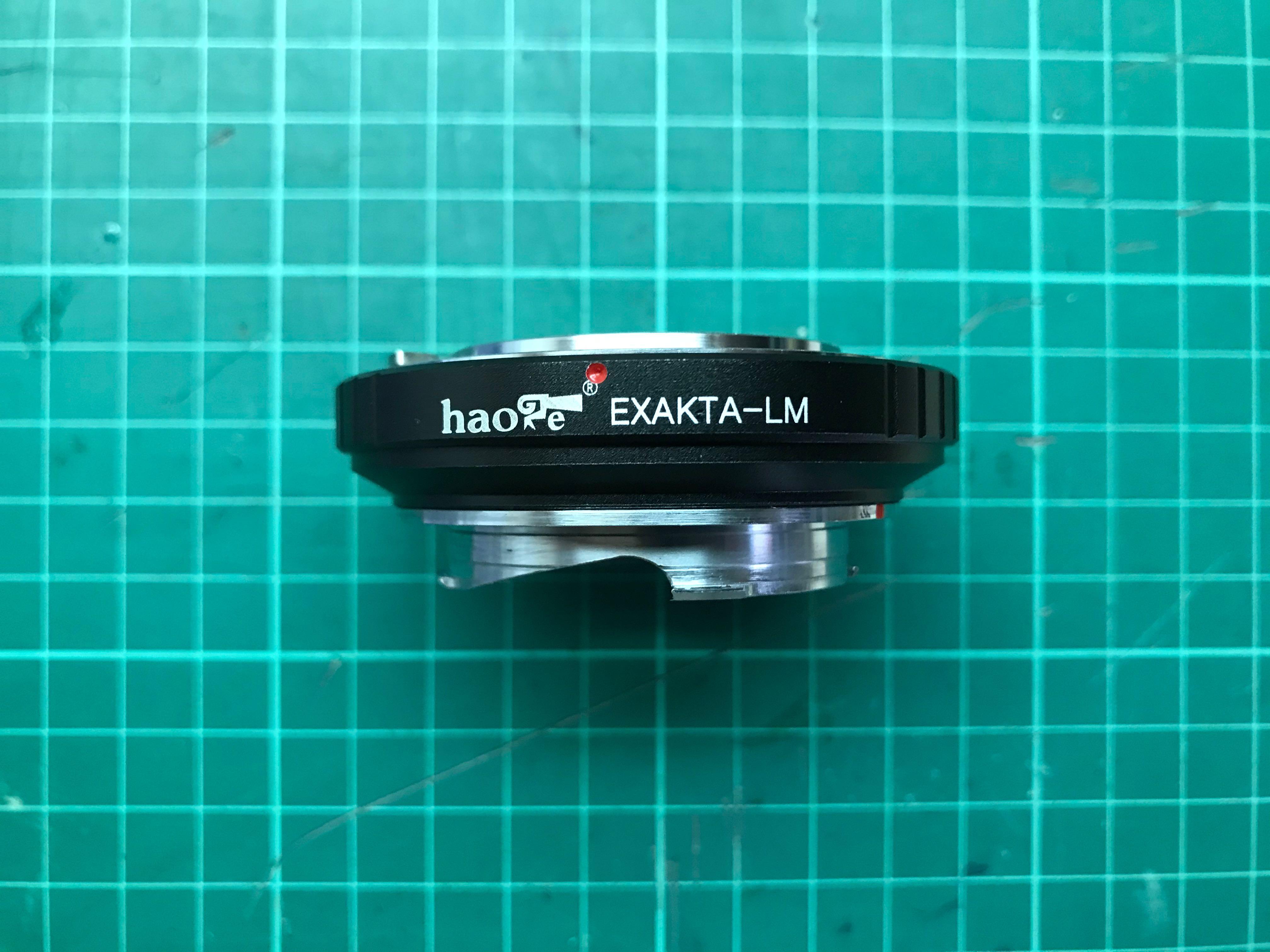 Haoge lens adapter (Exa- Lm) （分類：鏡頭及裝備）位於 Hong Kong。 由 funggttn 提交（商品編號 1060667372，圖片 3）。簡介： Haoge lens adapter (Exa-Lm) 99%new 只試用過1次。