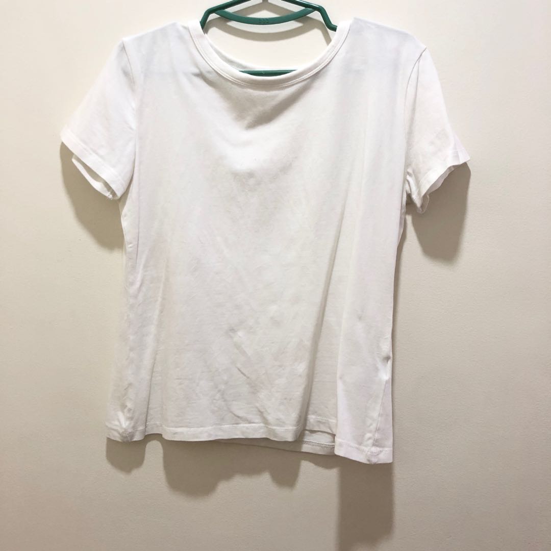 H\u0026M plain white shirt, Women's Fashion 