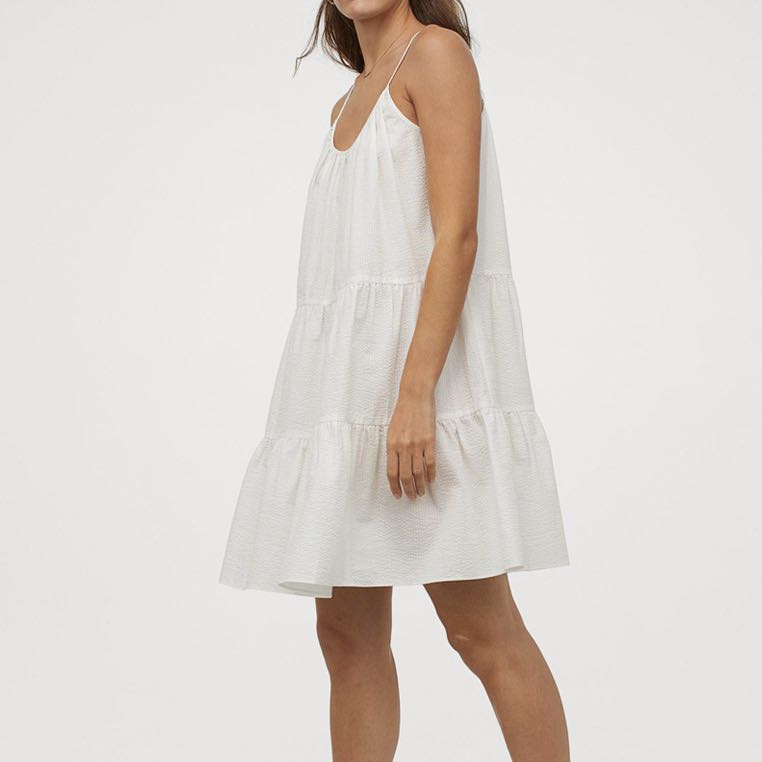 H&m white summer dress shop