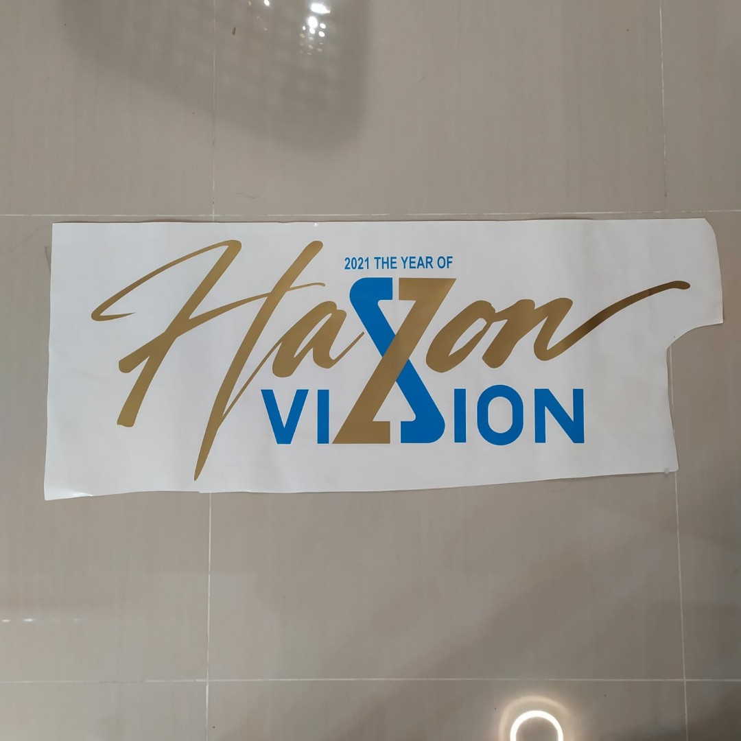 Home sticker Hazon Vision (New Creation Church) 2021, Hobbies & Toys