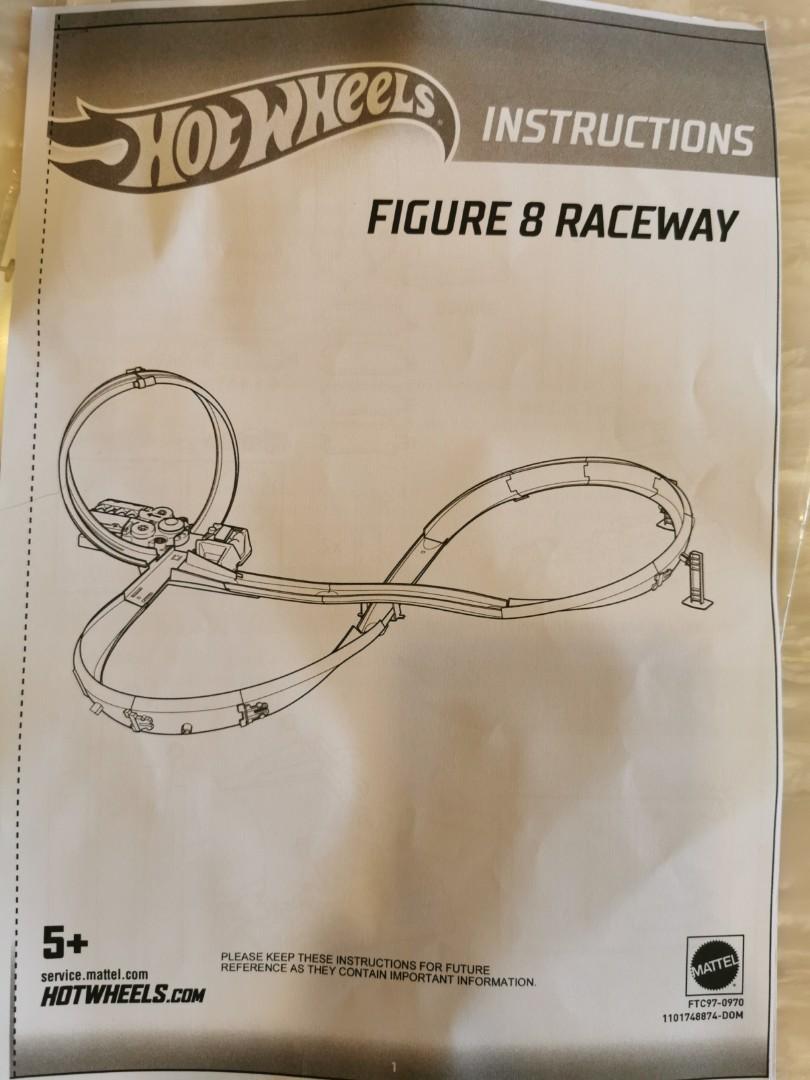 Hotwheels figure 8 raceway Hobbies Toys Toys Games on Carousell