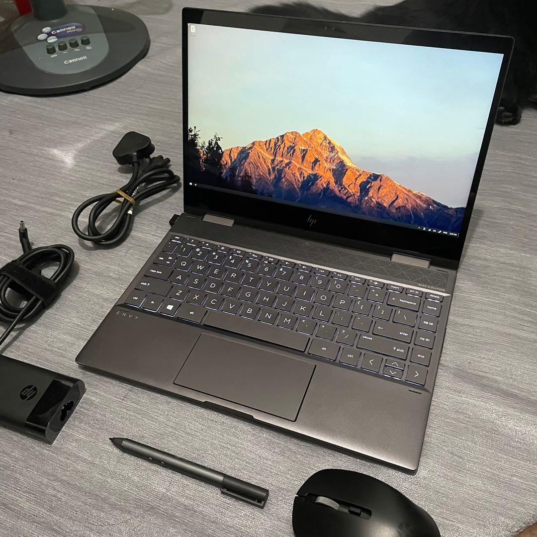 HP Envy x360 2in1 Convertible AMD Ryzen 5 Face ID Windows Hello 4K