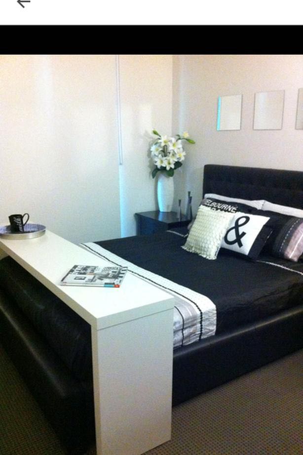 Sliding hot sale bed table