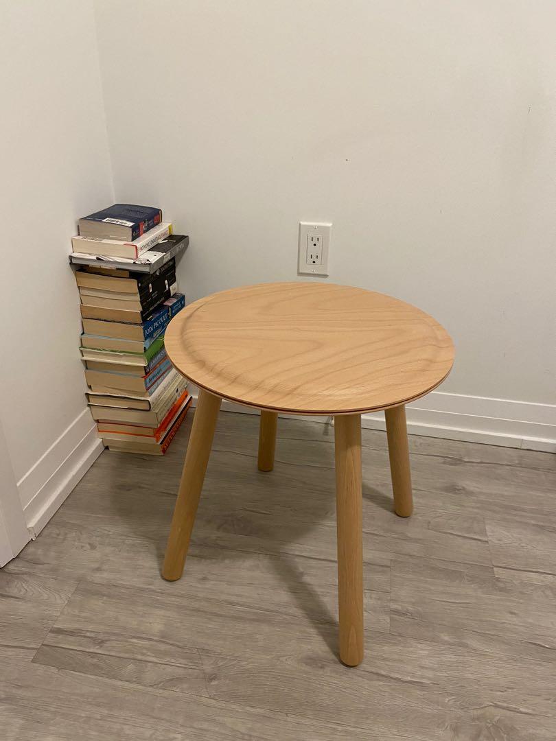 Ikea stool deals side table