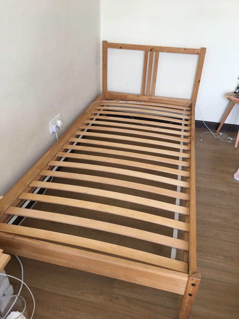 Ikea single bed frame, Furniture & Home Living, Furniture, Bed Frames