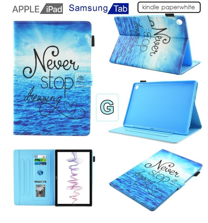 Ipad Mini Ipad 套三星平板套tab 5se T7 T725 Amazon Kindle Fire 7 Kindle Paperwhite保護殼華為mediapad平板套卡通彩繪熊貓全包軟邊磁扣插卡平板皮套適合
