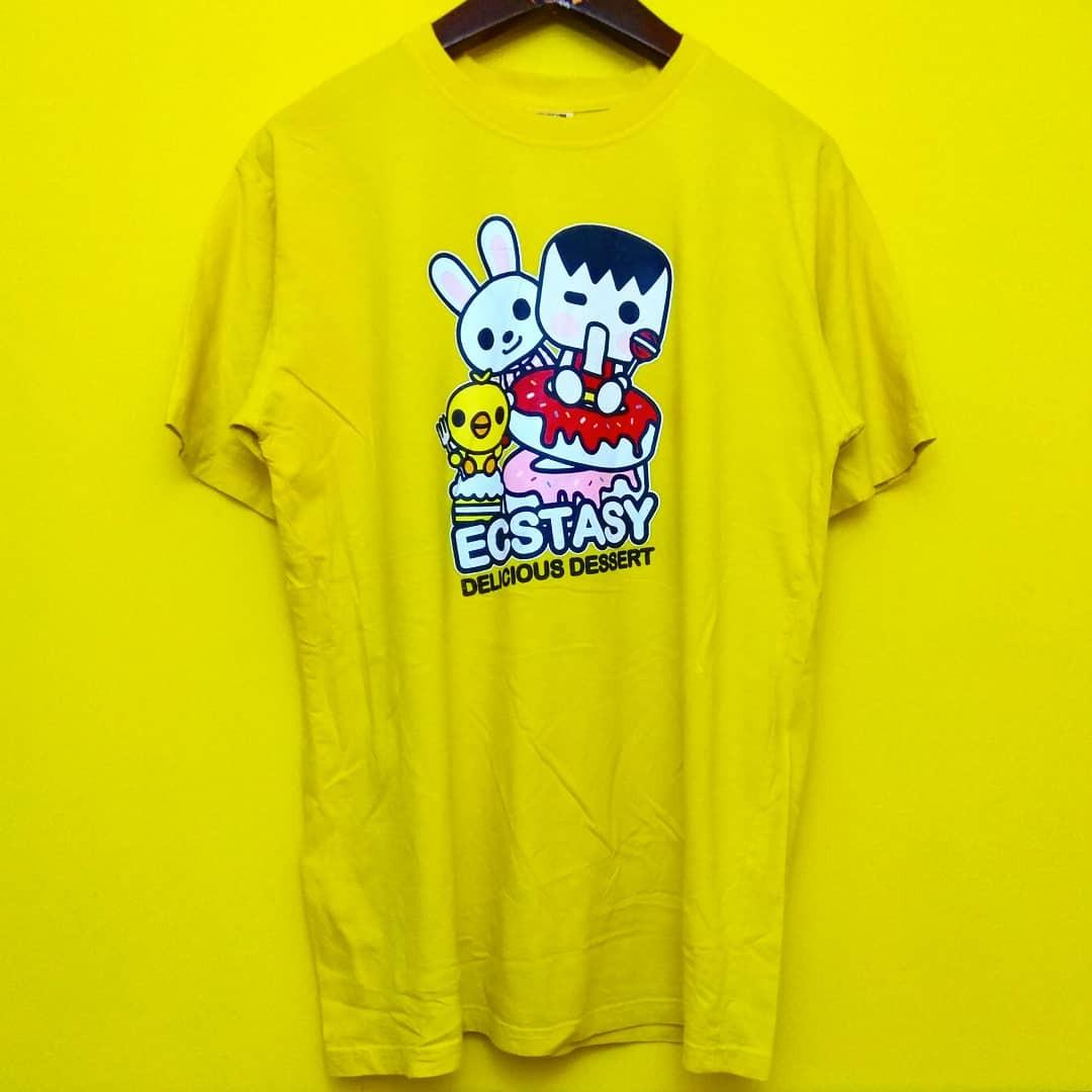 Kaos Ecstasy Fesyen Pria Pakaian Atasan Di Carousell
