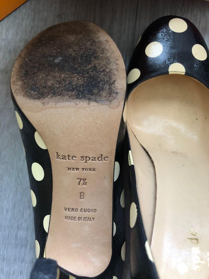 Kate spade polka dot heels top