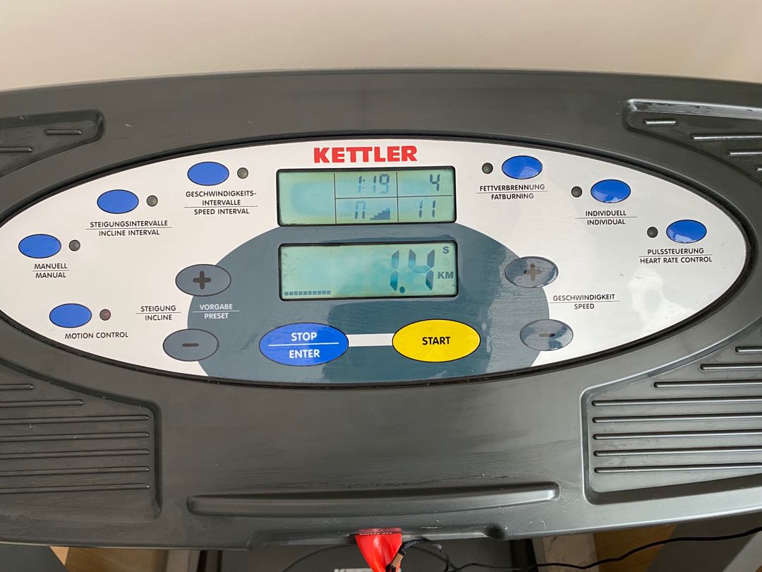 Kettler hot sale traveller treadmill