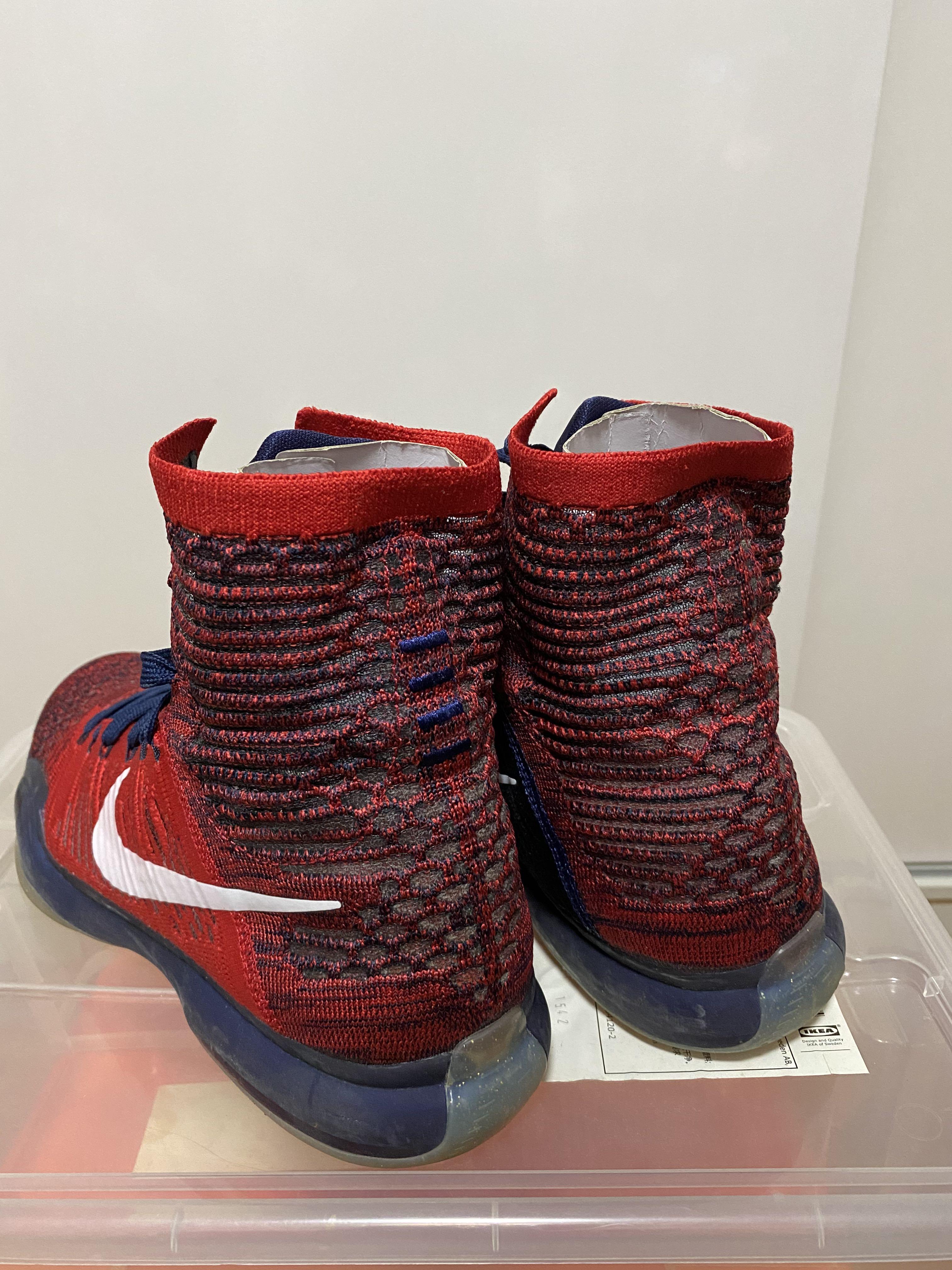 Kobe 10 high red top