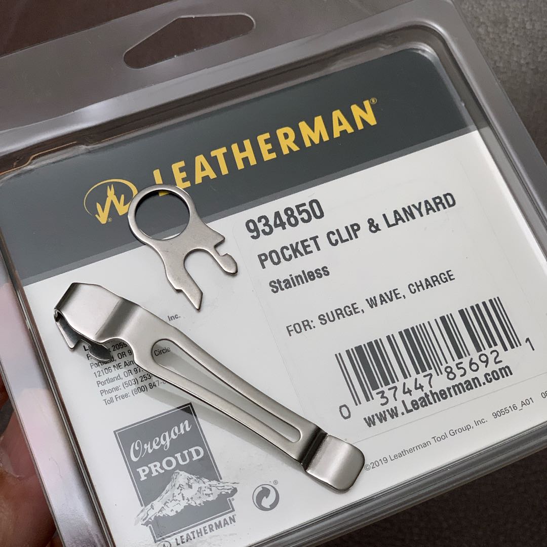 Leatherman Pocket Clip and Lanyard for Surge Wave, Hobbies & Toys ...