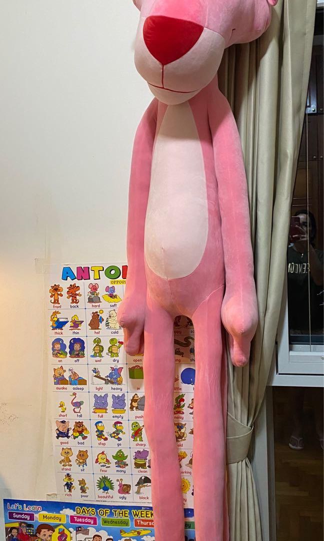 Pink panther soft toy miniso new arrivals