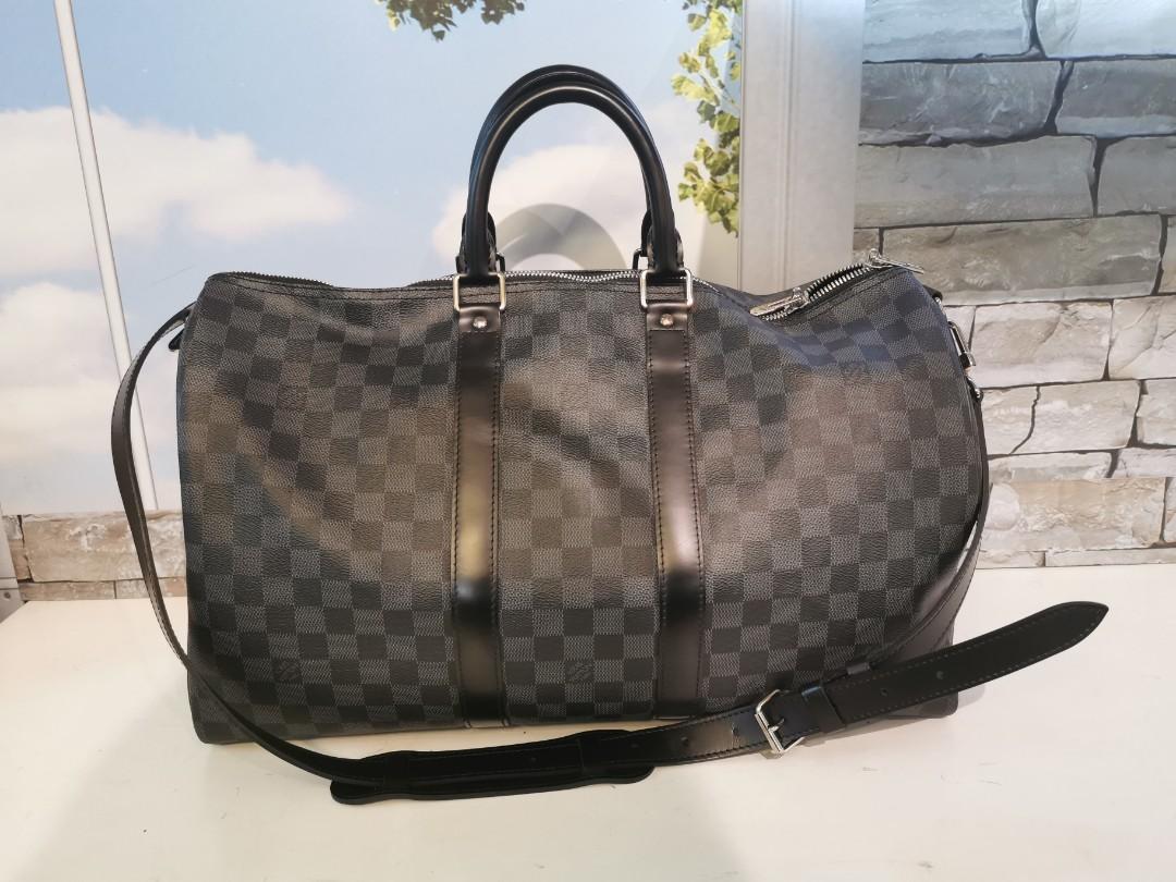 Louis Vuitton Damier Graphite Keepall Bandouliere Review 