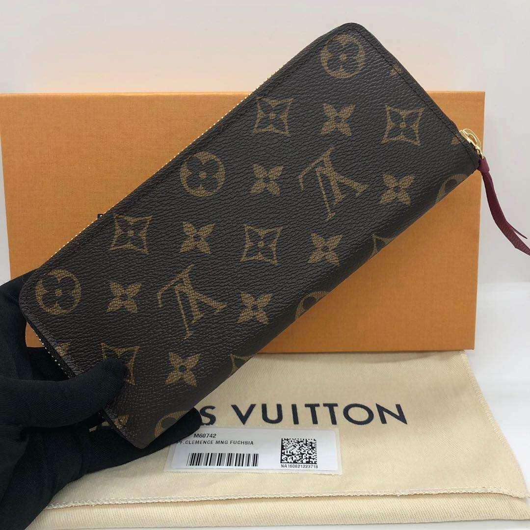 Louis Vuitton Portefeuille clemence Pink Leather ref708614  Joli Closet
