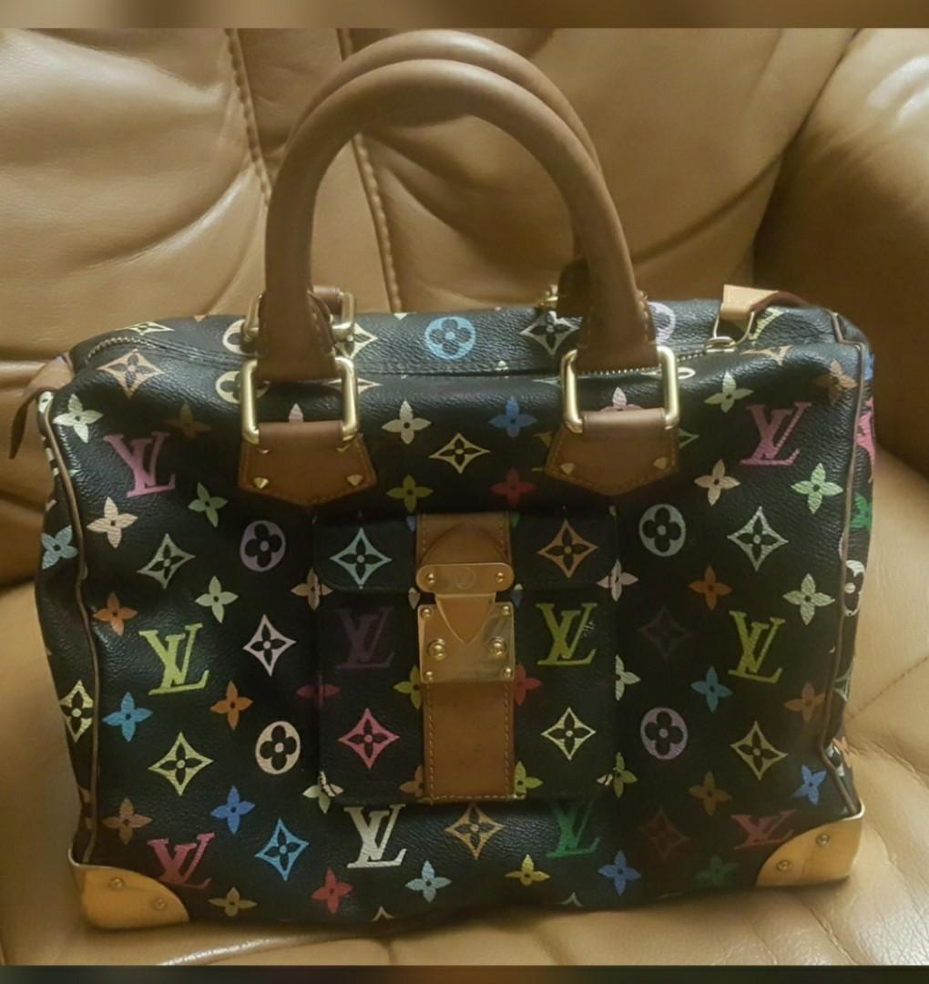 Louis Vuitton Handbag Rare Med Brown EPI Speedy 30 Authentic VI