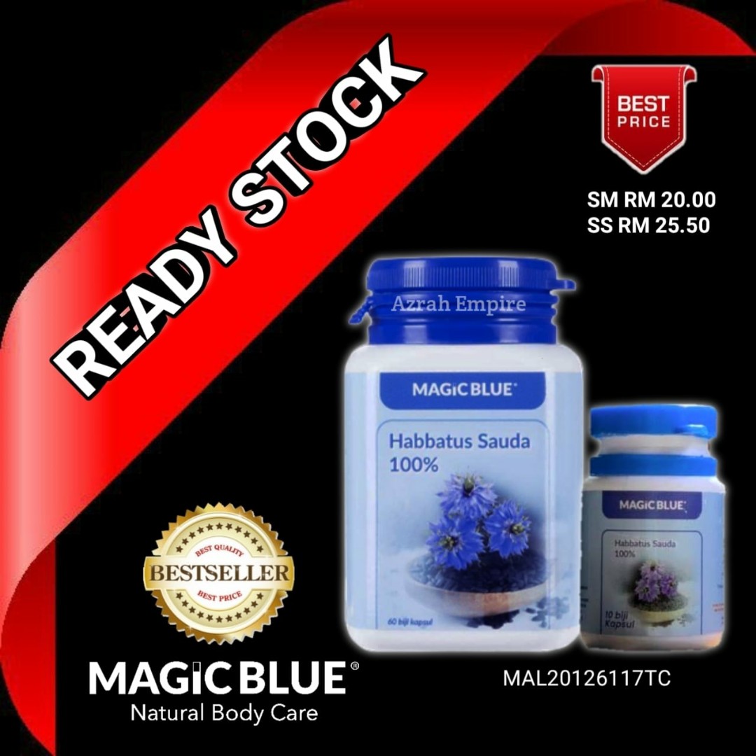 Magic Blue Habbatus Sauda Health Nutrition Health Supplements Health Food Drinks Tonics On Carousell