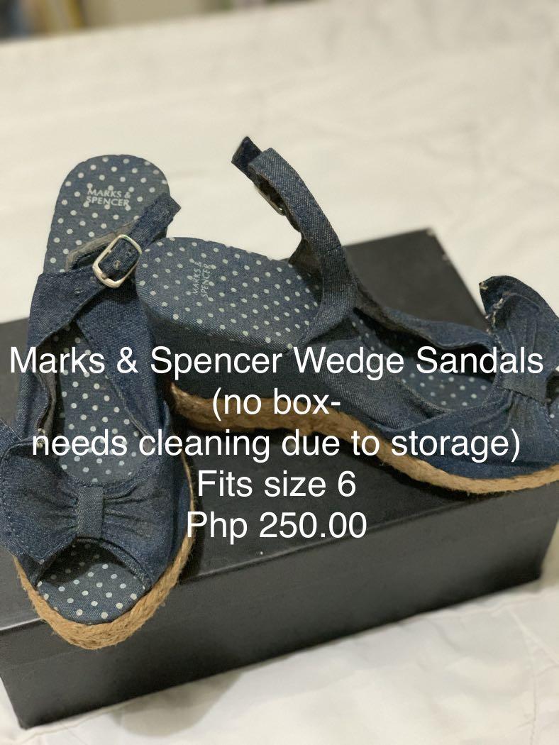 marks and spencer silver sandals