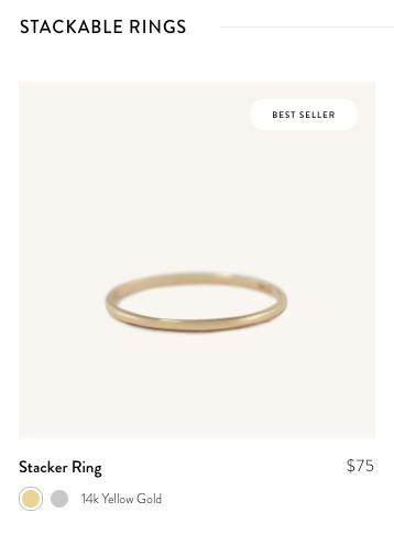 Mejuri hue ring online