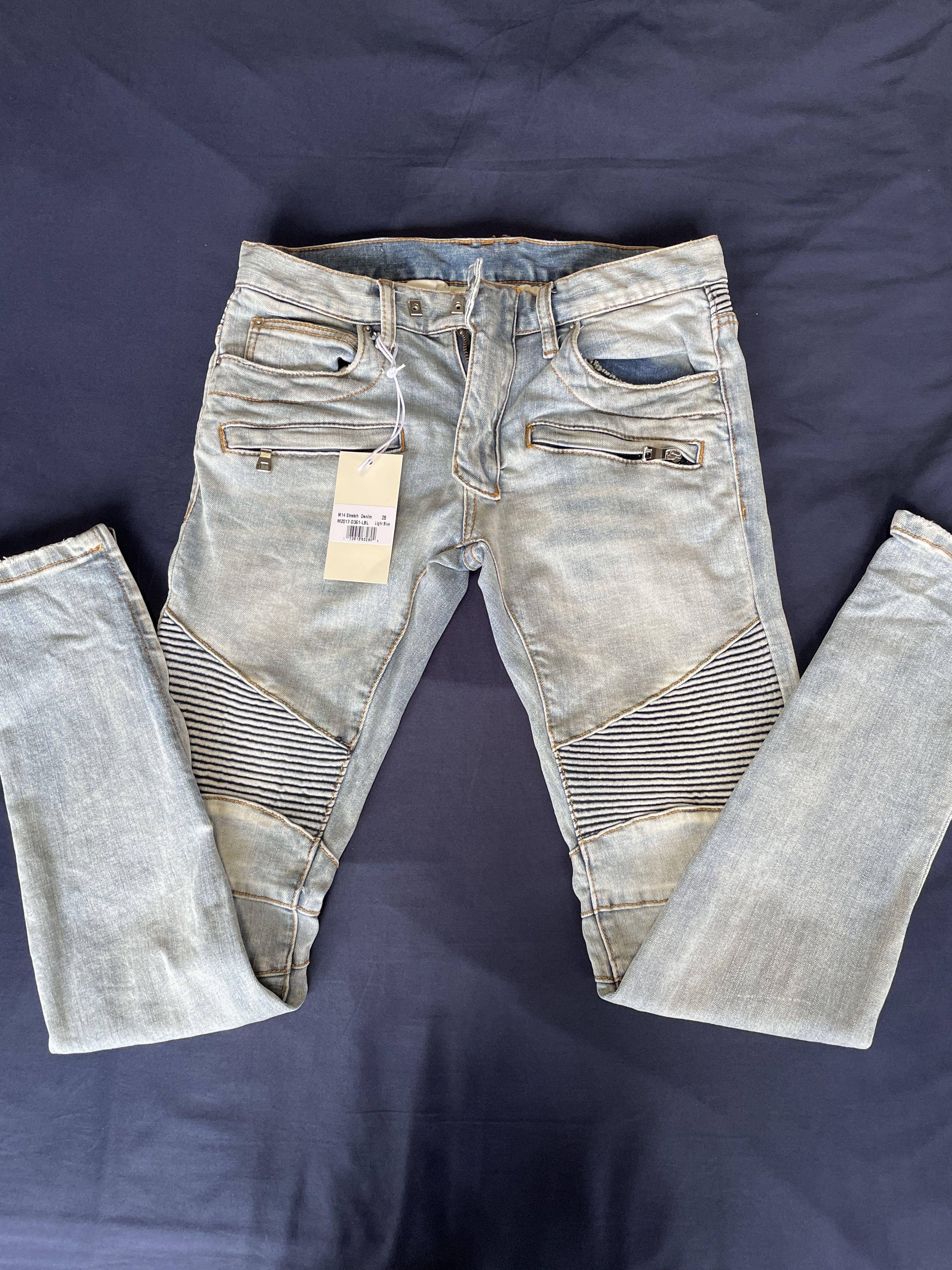 Mnml m14 stretch denim jeans, Men's 