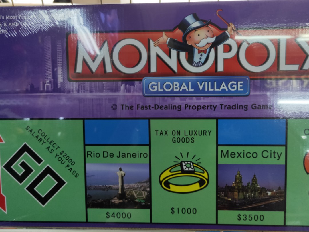 Monopoly global village, Hobbies & Toys, Toys & Games on Carousell