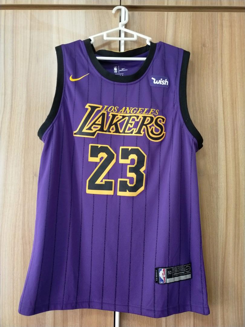 lebron james jersey lakers purple
