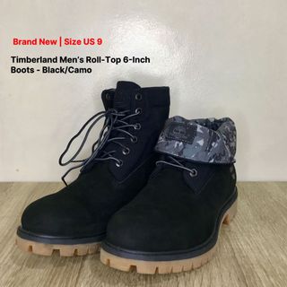 black camo timberlands