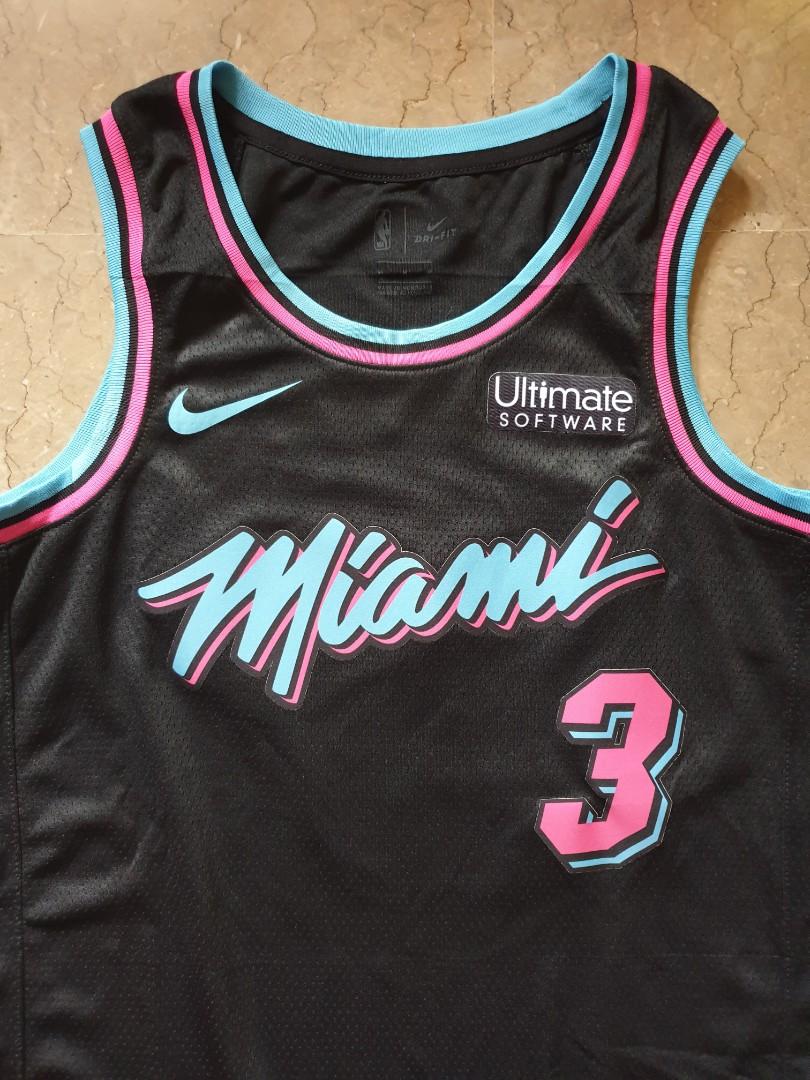 Nike Miami Heat Earned Edition Miami Vice Dwyane Wade 2018-2019