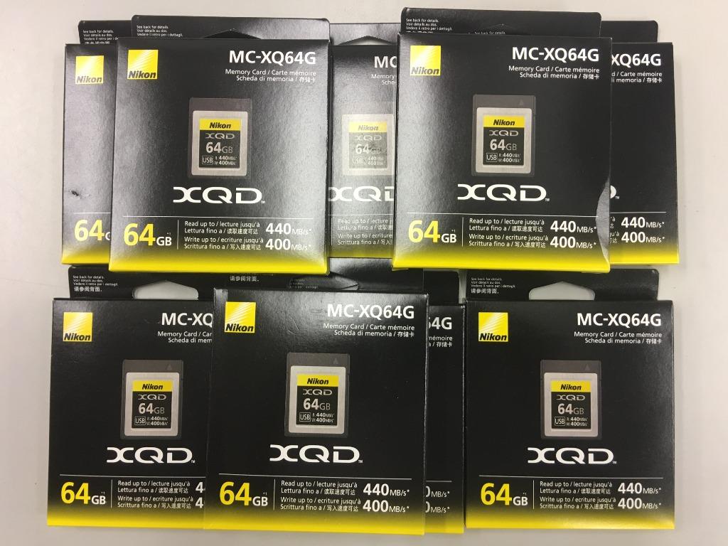 Nikon MC-XQ64G 64GB XQD 再度補貨, 攝影器材, 鏡頭及裝備- Carousell