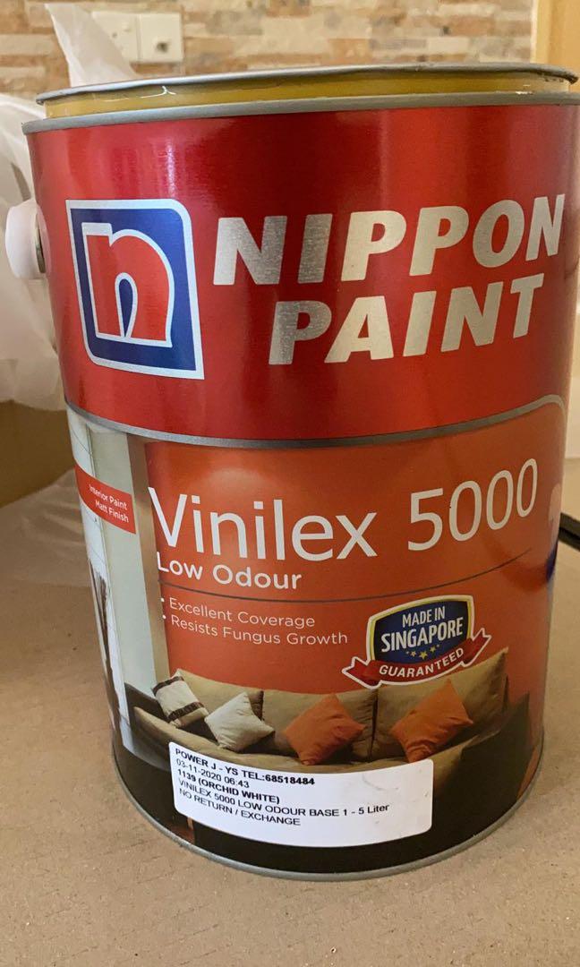 Nippon Pain Orchid White 5L, Everything Else on Carousell