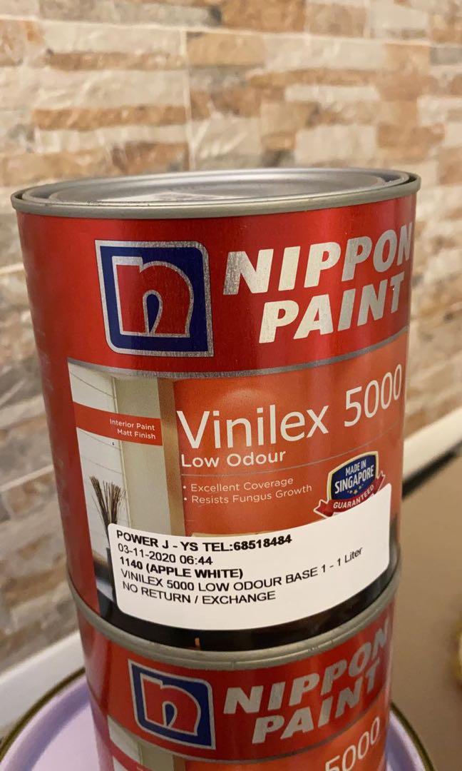 Nippon Paint Apple White 1L, Everything Else on Carousell