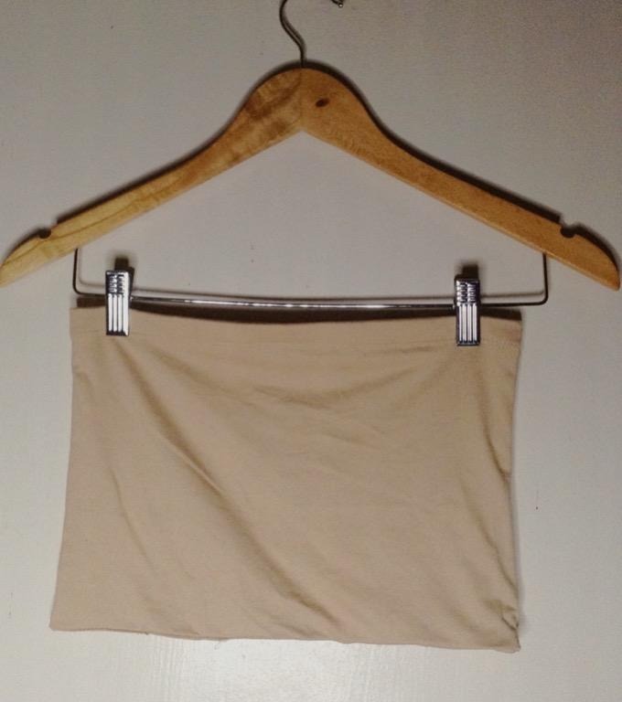 Nobrand Skin Tone Tube Top Women S Fashion Bottoms Other Bottoms On Carousell