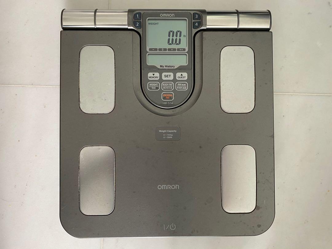  Omron HBF-514C Body Composition Monitor And Scale With Seven  Fitness Indicators : Health & Household